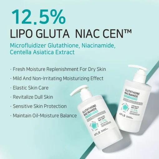 APLB Glutathione Niacinamide Body Lotion - Image 3