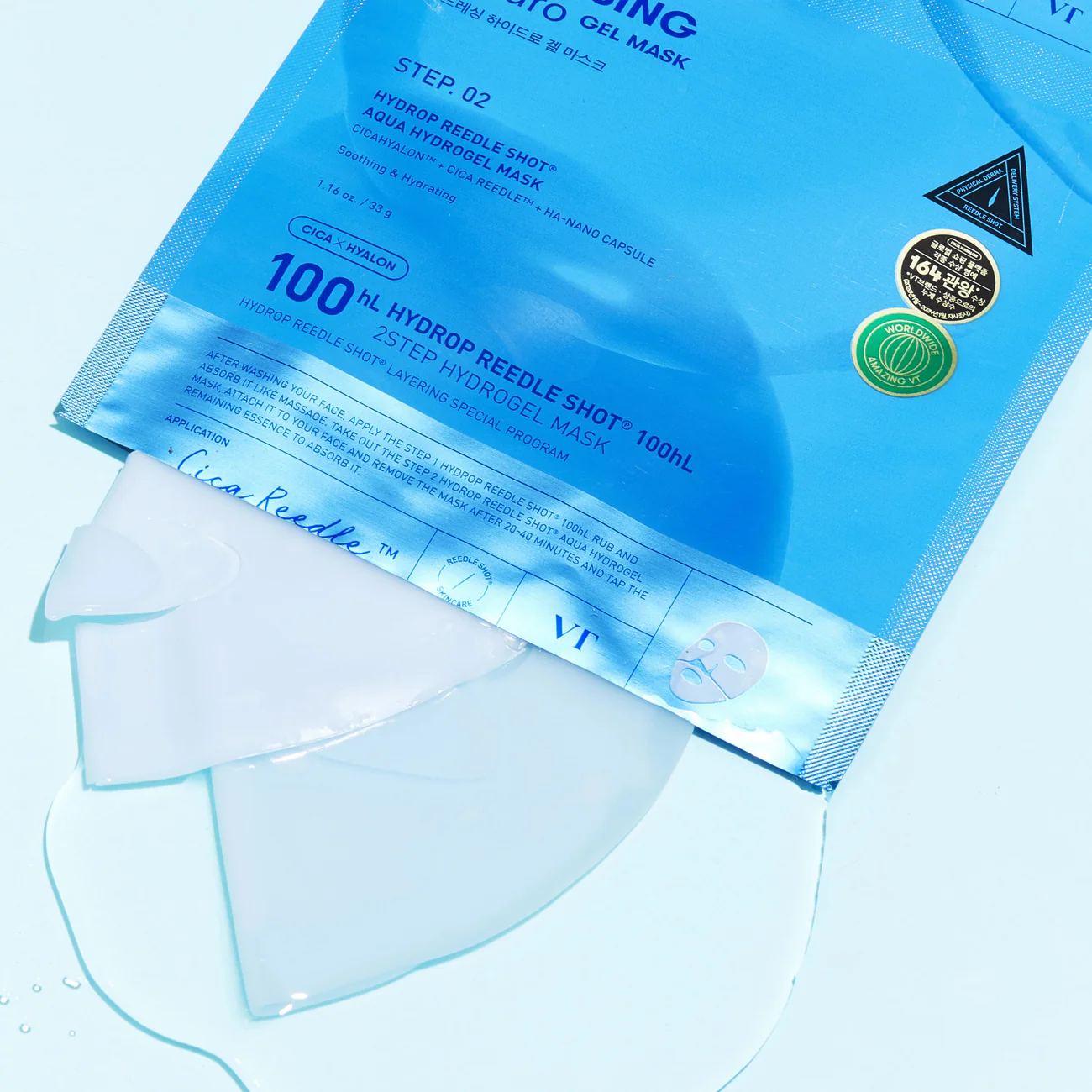 VT Hydrop Reedle Shot 100hL 2Step Hydrogel Mask - Image 2