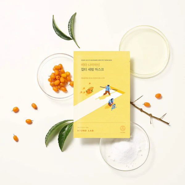ROUND LAB Vita Niacinamide Dark Spot Serum Mask - Image 2